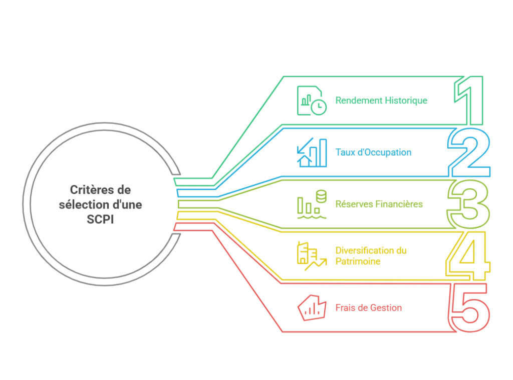 Critères de sélection d'une SCPI
