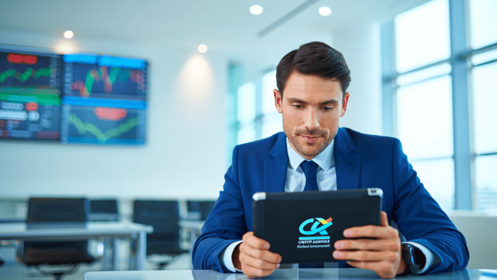 Dividende Credit Agricole 2024: +5% à 1,10€ rendement 6,85%