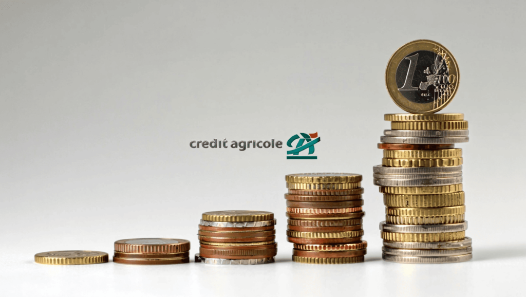 Dividende Credit Agricole 2024: +5% à 1,10€ rendement 6,85%