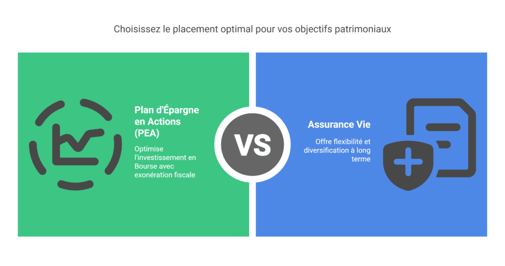 PEA ou assurance vie : comment choisir ?